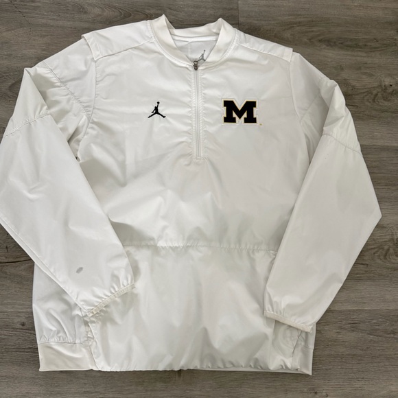 Jordan Other - Jordan Michigan White sideline Jacket